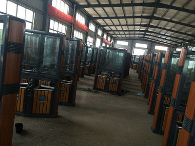 遼寧撫順城市公共設施的升級 玻璃鋼公交候車亭與柜員機防護罩